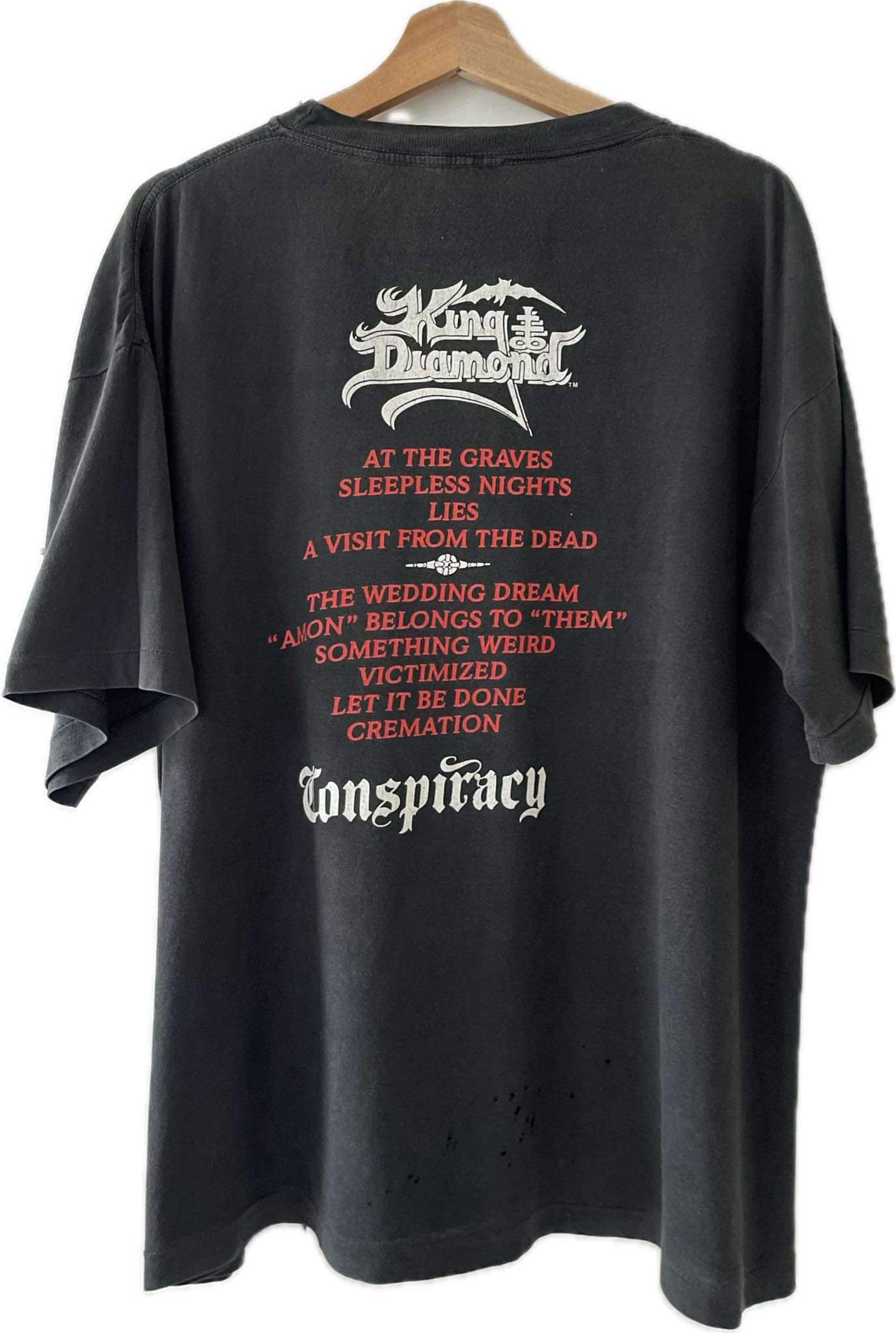 King Diamond - Conspiracy - Original Vintage 1989 t-shirt