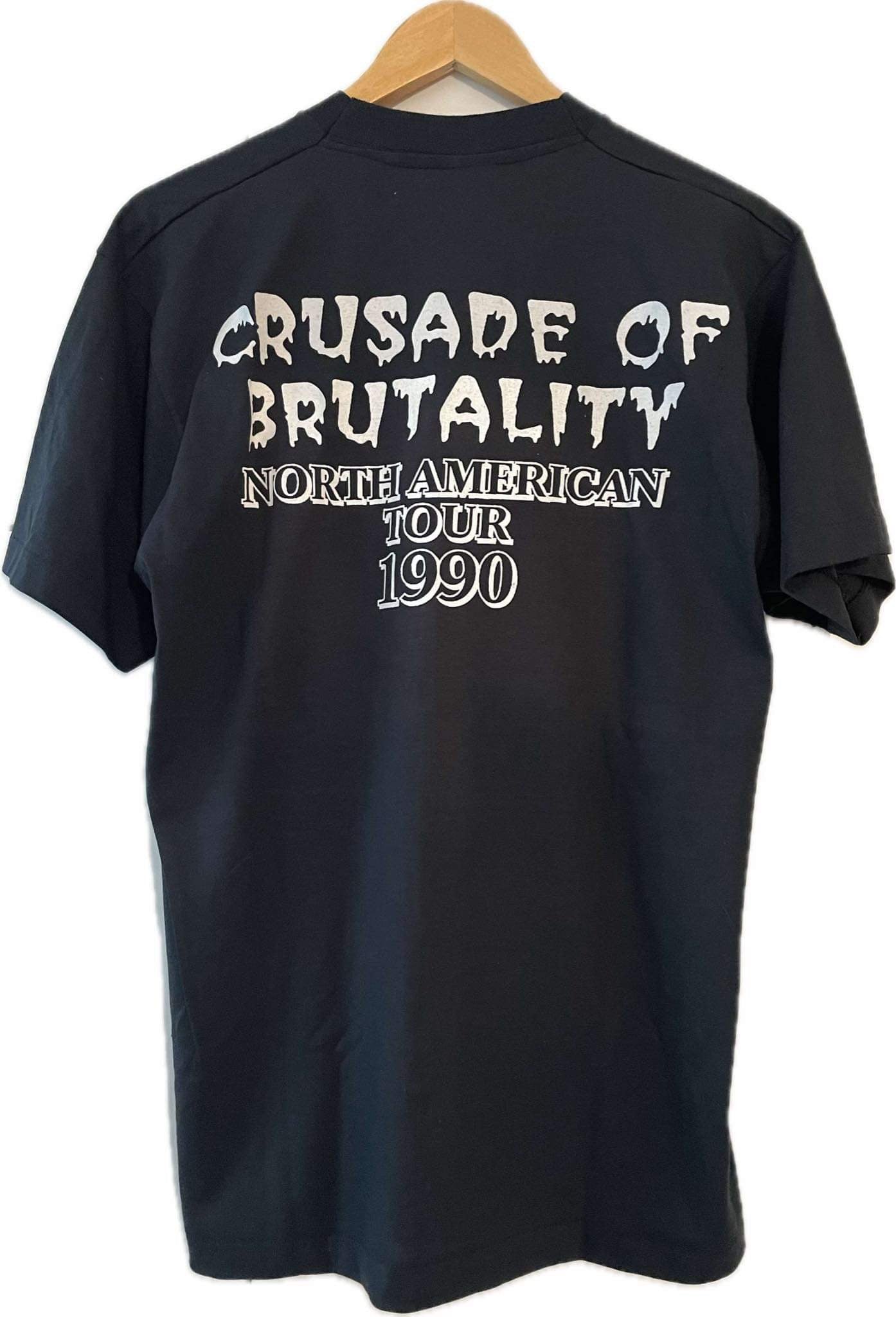 Death - Crusade Of Butality / North American Tour 1990 - Original Vintage t-shirt