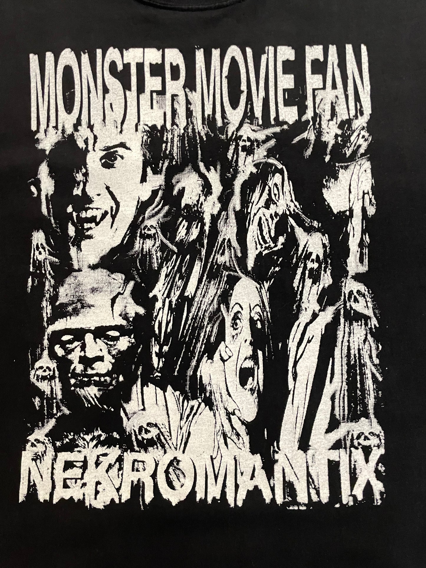 Nekromantix - Monster Movie Fan - Original Vintage 1992 t-shirt