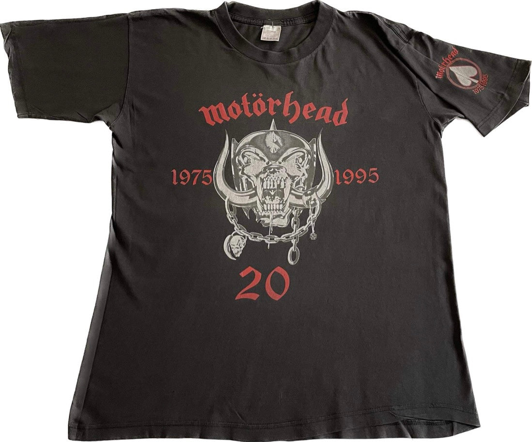 Motörhead - 20 years shirt 1975/1995 - Original Vintage 1995 t-shirt