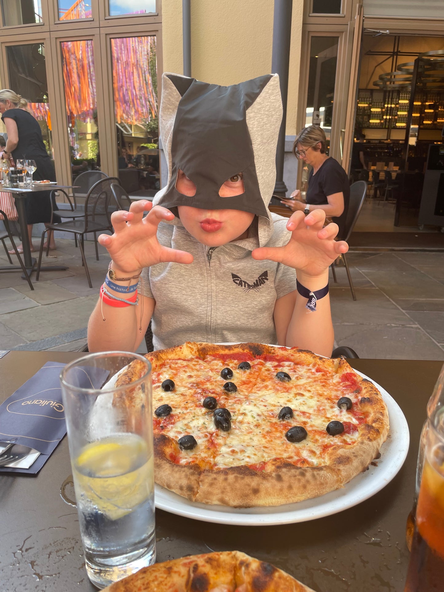 Pizza met Olijven