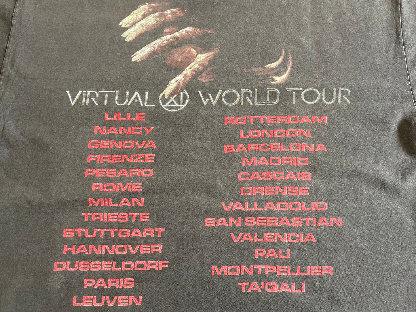 Iron Maiden - Virtual World Tour 1998 - Original Vintage t-shirt