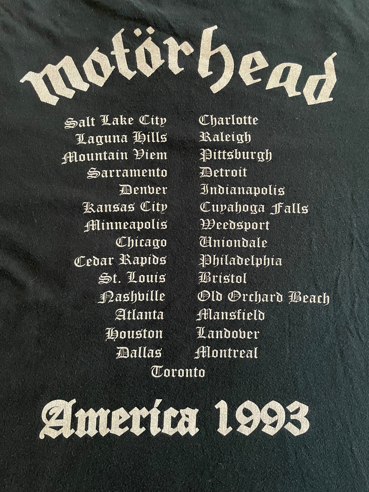 Motörhead - Bastards / America 1993 - Original Vintage Longsleeve