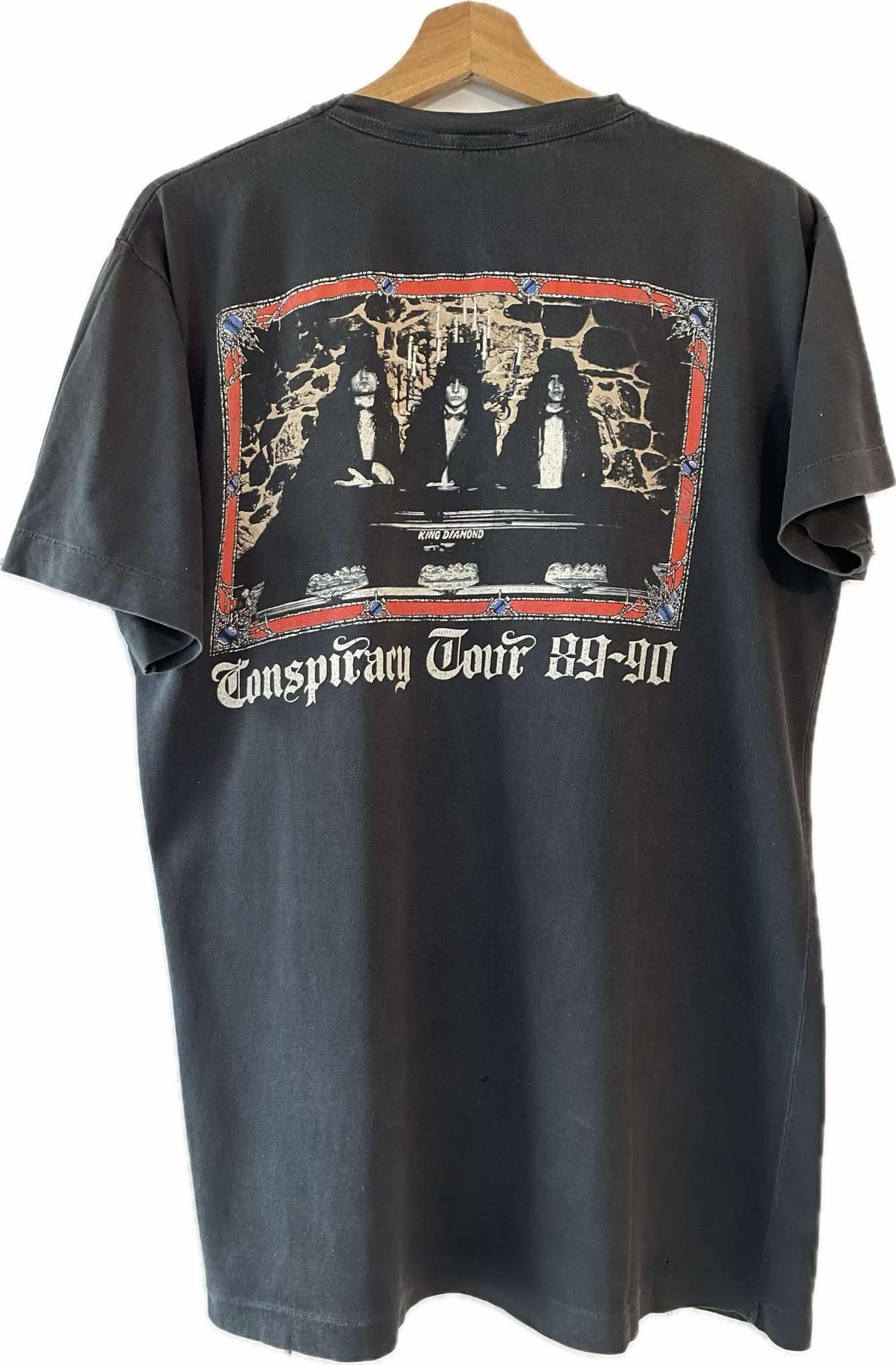 King Diamond - Conspiracy Tour 89-90 - Original Vintage 1989 t-shirt