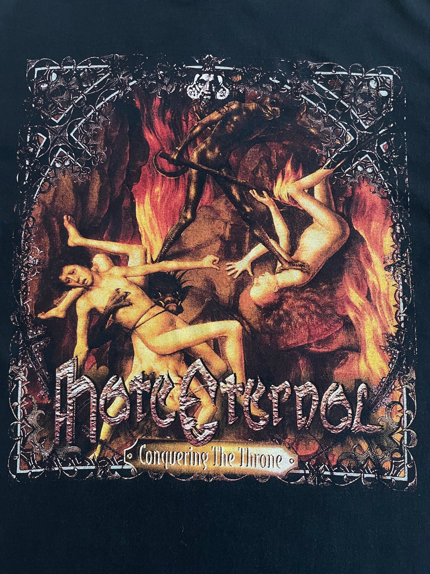 Hate Eternal - Conquering The Throne - Original Vintage 1999 t-shirt