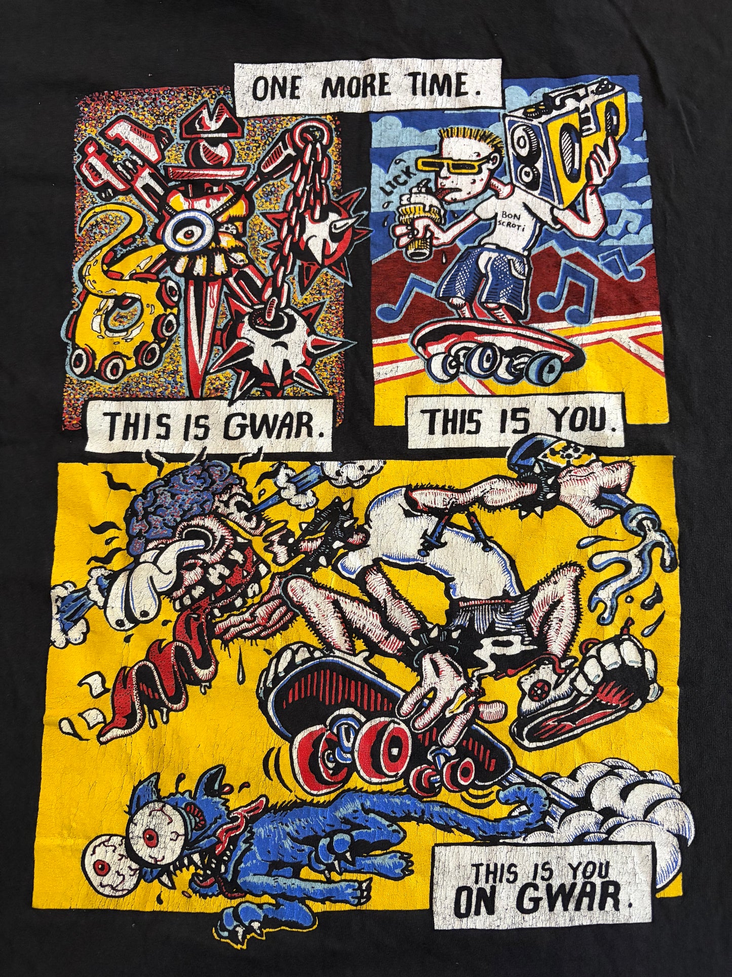 GWAR - This Is You On GWAR - Original vintage 1990 t-shirt