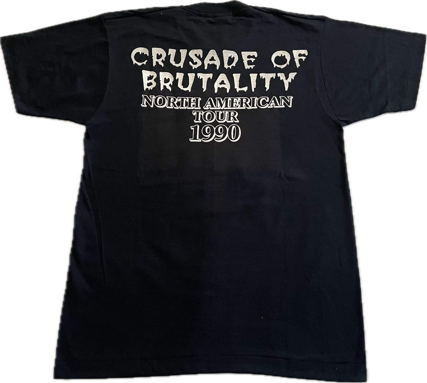 Death - Crusade Of Butality / North American Tour 1990 - Original Vintage t-shirt