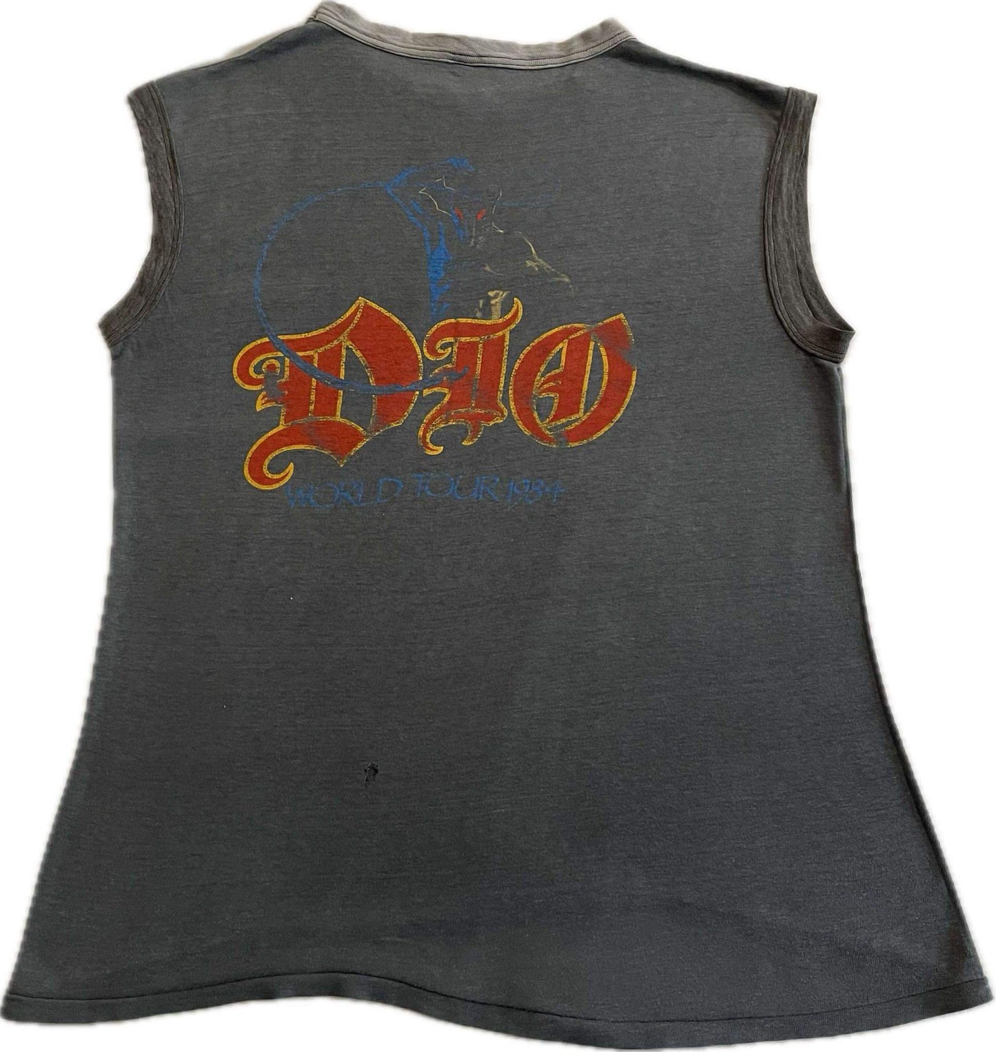 Dio - The Last In Line / World Tour 1984 - Original Vintage 1984 Muscle Shirt