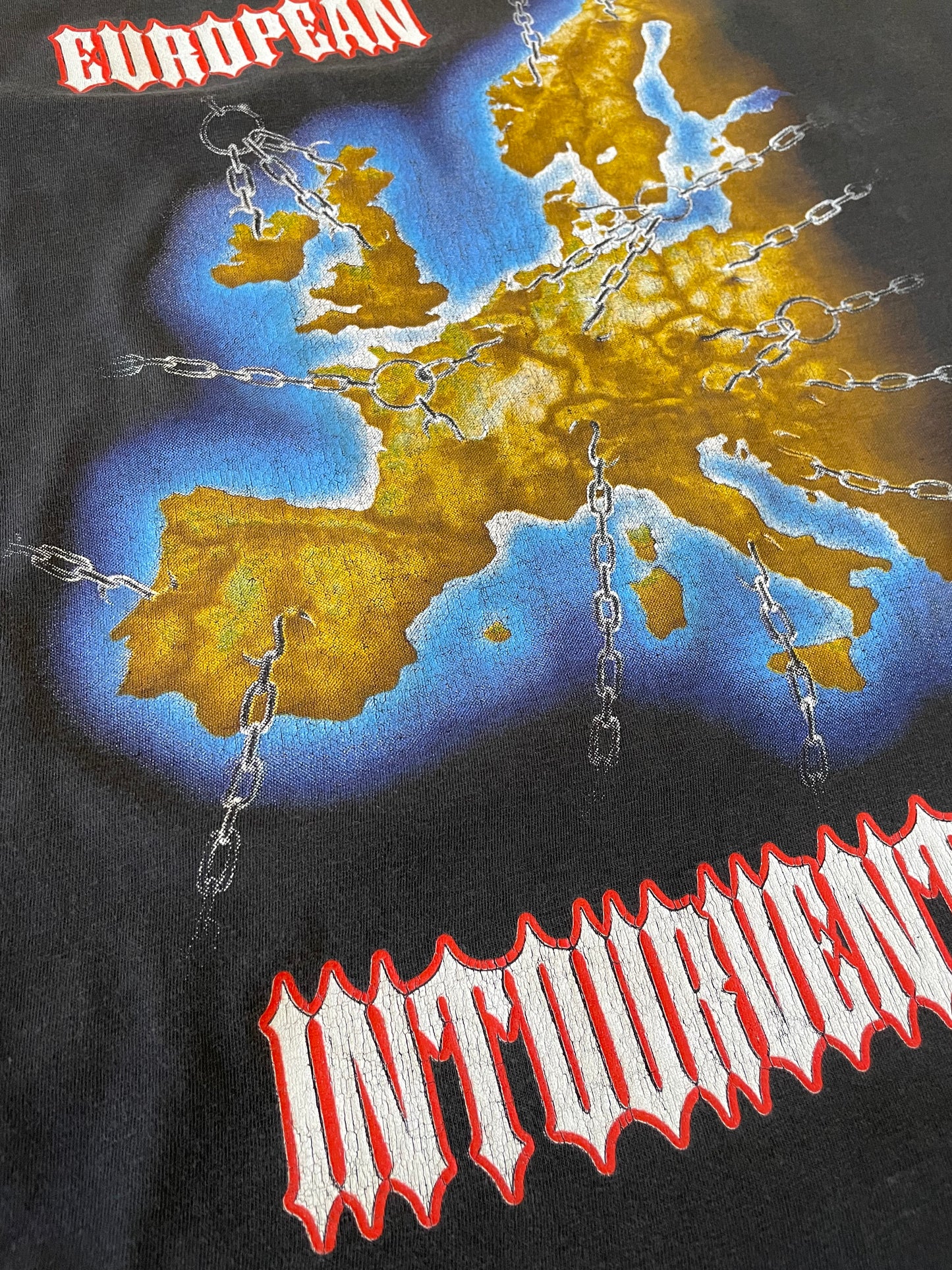 Slayer - European Intourvention - Original 1994 Vintage t-shirt