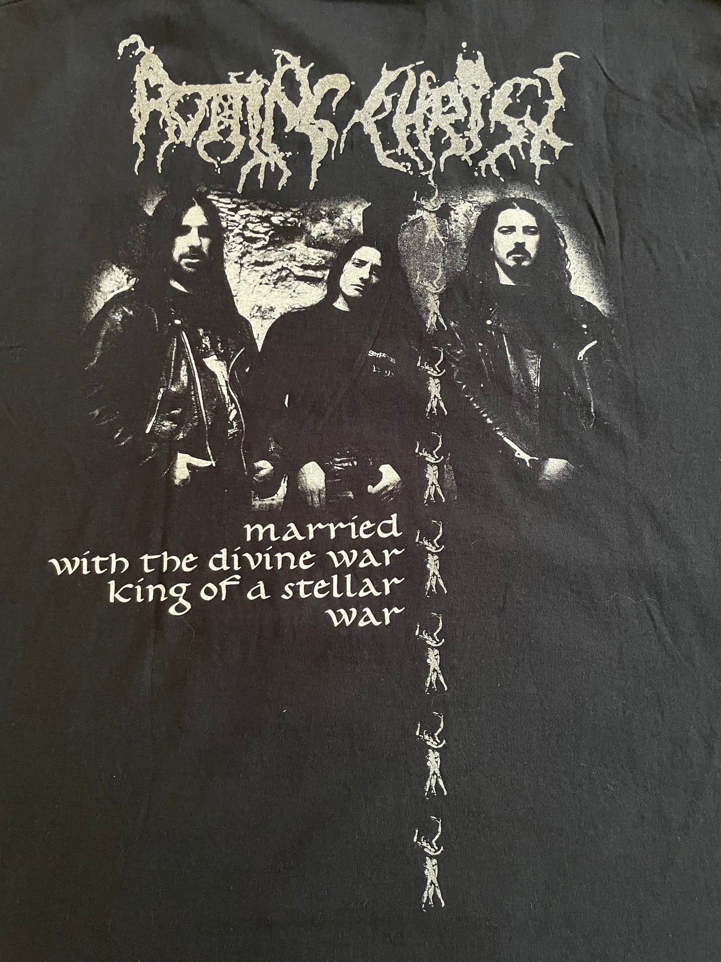 Rotting Christ - King Of A Stellar War- Original Vintage 1996 t-shirt