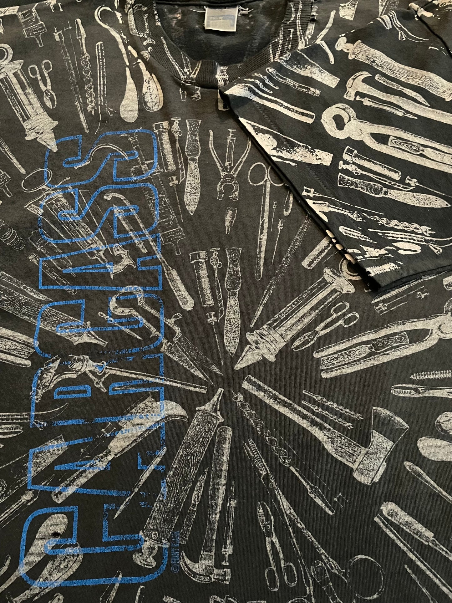 Carcass - Tools Of The Trade - Original Vintage 1992 All Over Print T-Shirt