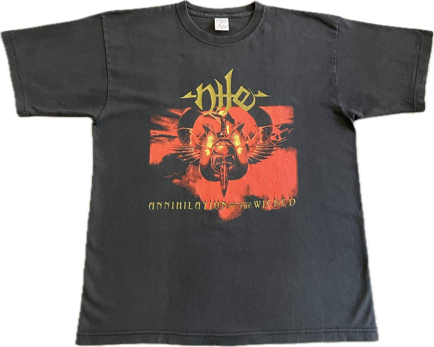 Nile - Annihilation Of The Wicked - European Tour 2005 - Original Vintage t-shirt