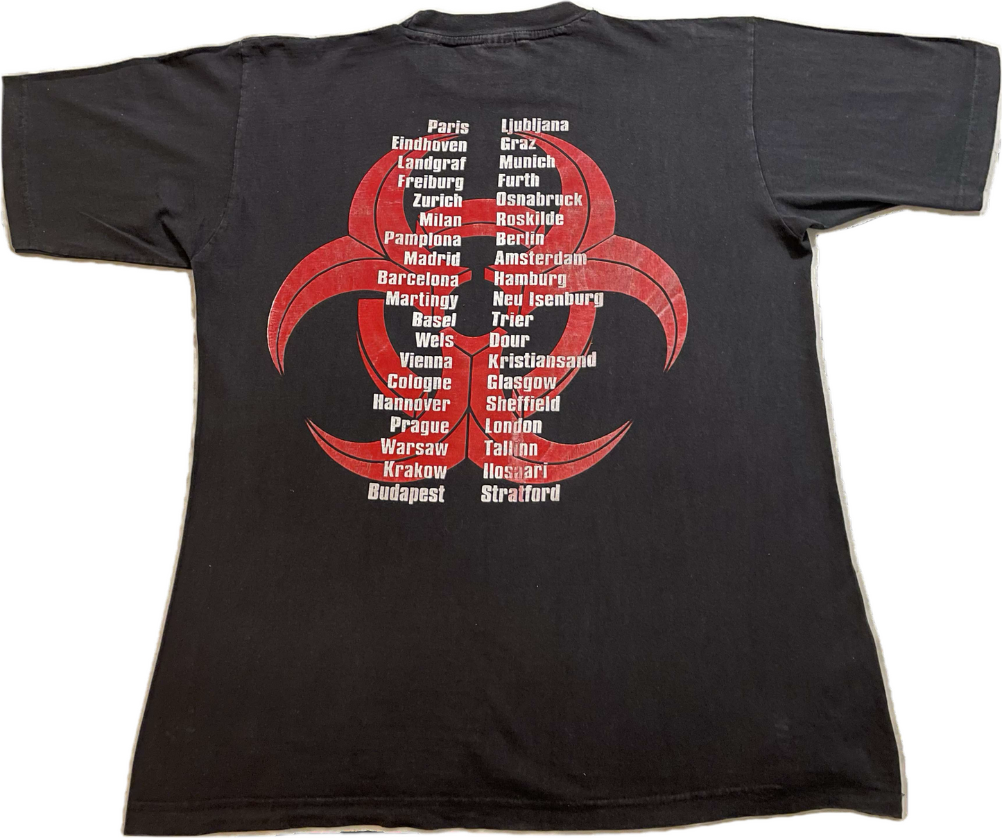 Biohazard - Tales From The Hard Side / European Summer Tour 1995 - Original Vintage t-shirt