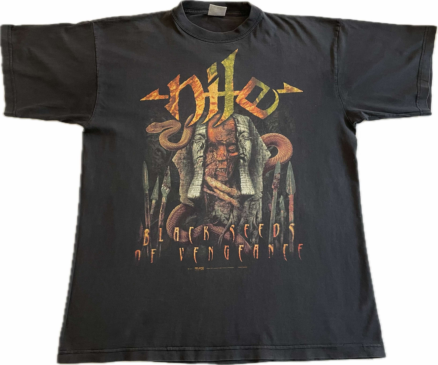 Nile - Black Seeds Of Vengeance - Original Vintage 2001 t-shirt