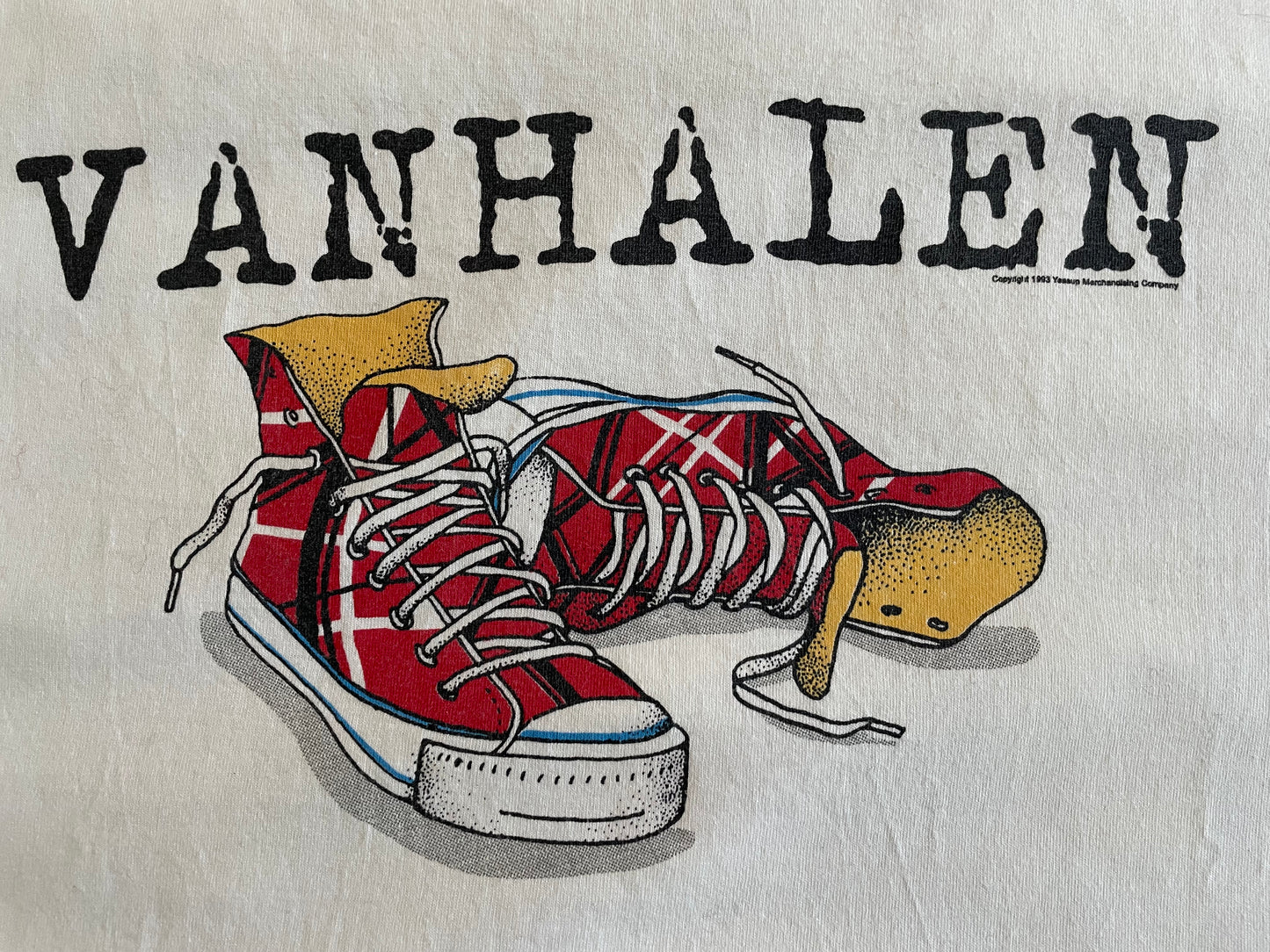 Van Halen - Right Here, Right Now 1993 World Tour - Original Vintage t-shirt