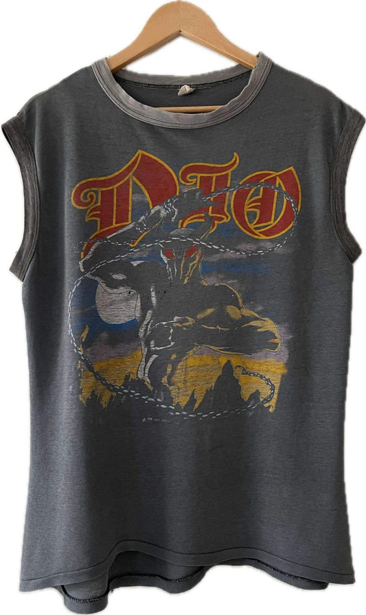 Dio - The Last In Line / World Tour 1984 - Original Vintage 1984 Muscle Shirt