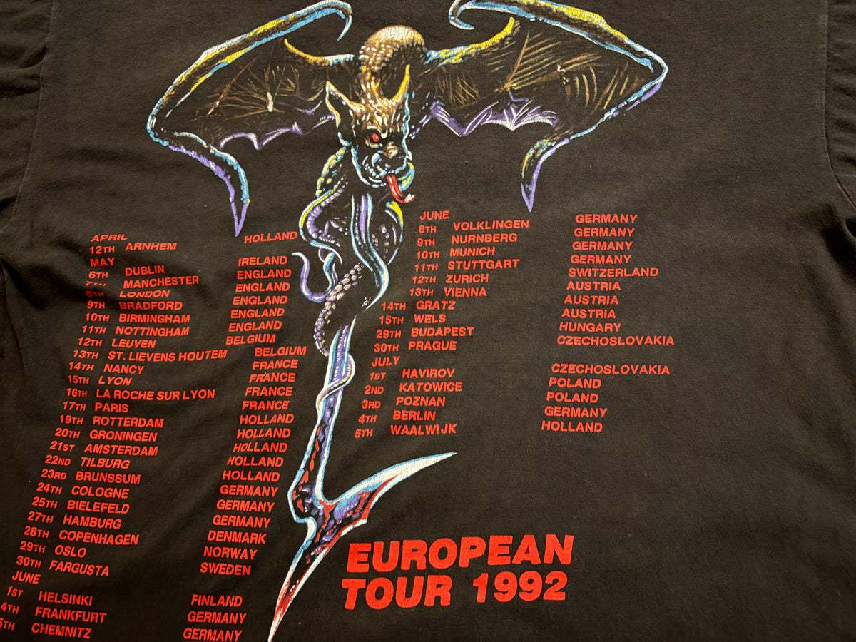 Obituary - The End Complete - European Tour 1992 - Original Vintage t-shirt