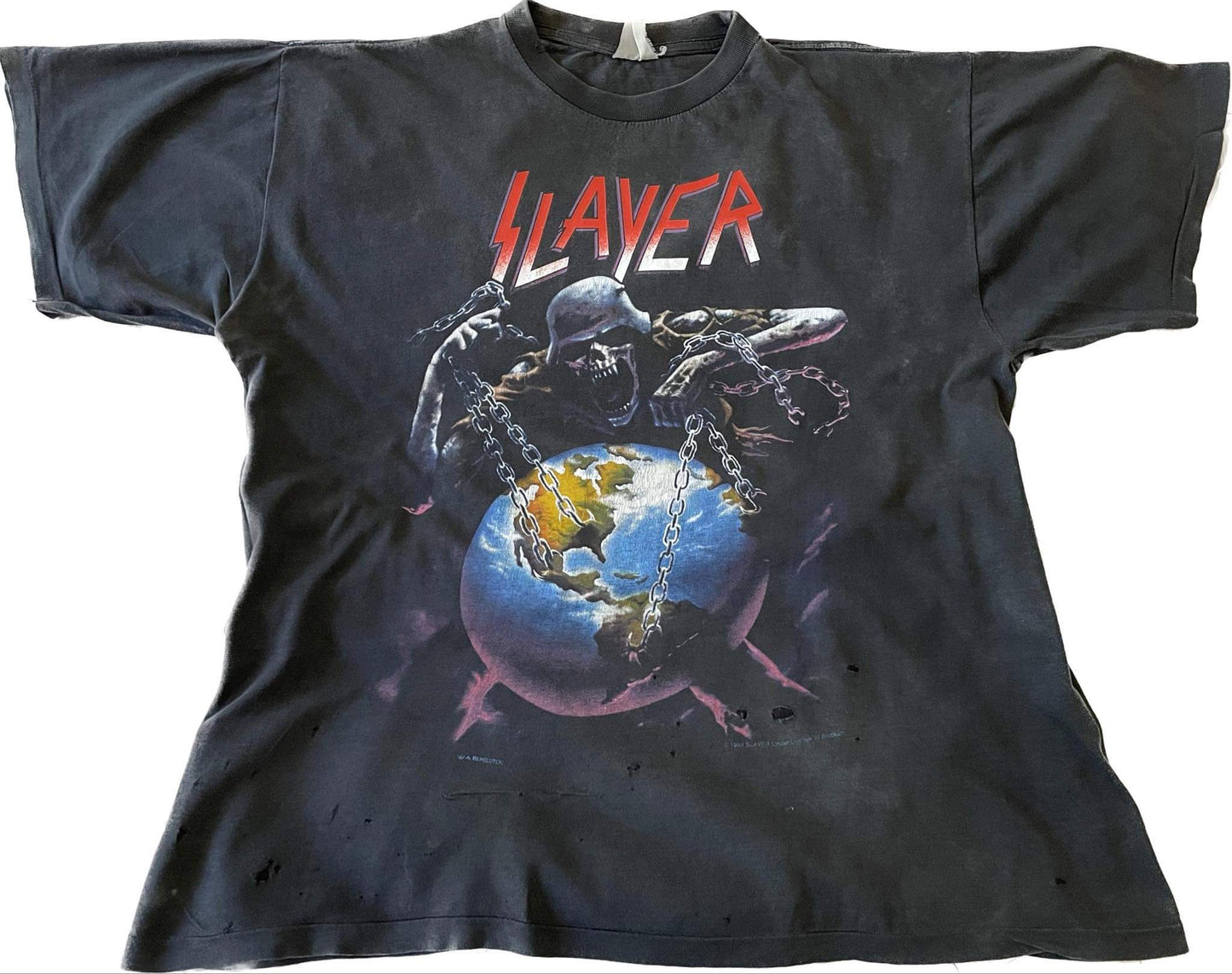 Slayer - European Intourvention - Original 1994 Vintage t-shirt