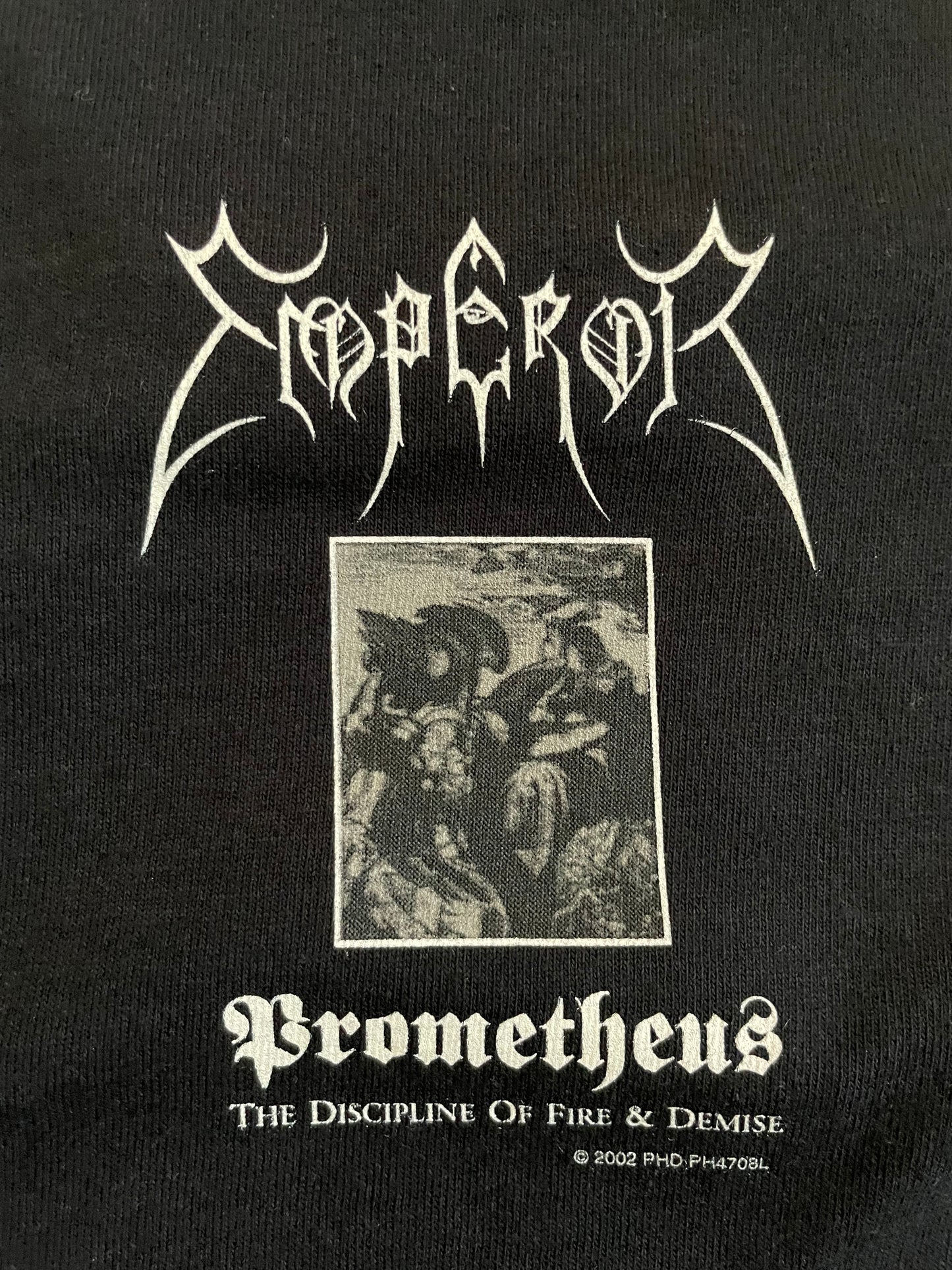 Emperor - Prometheus - Original Vintage 2002 t-shirt
