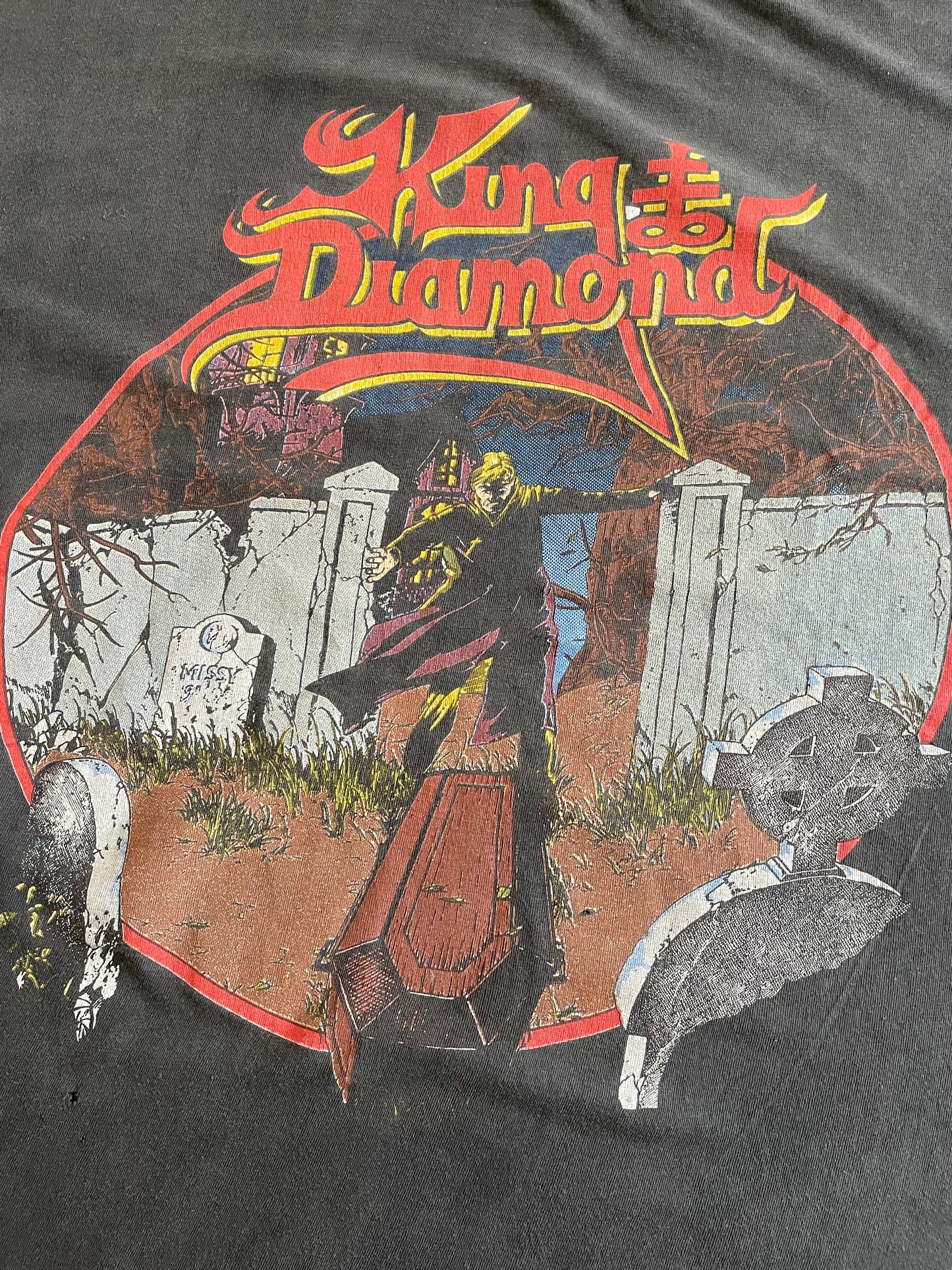 King Diamond - Conspiracy Tour USA 1989 - Original Vintage t-shirt