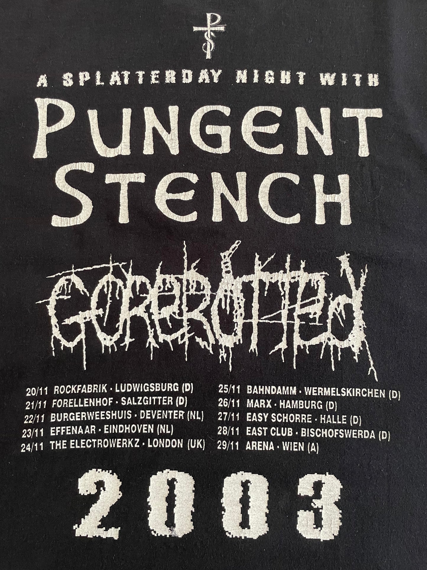 Pungent Stench / Gorerotted - Original Vintage ‘03 Tourshirt