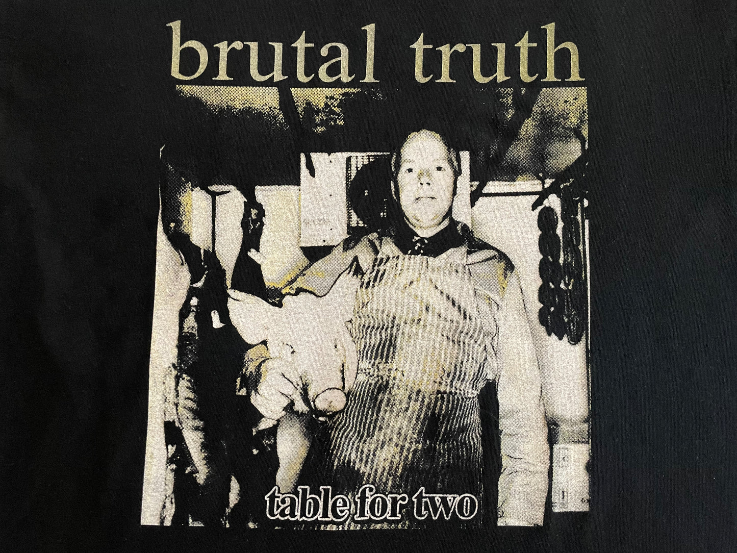 Brutal Truth - Table For Two - Original 2007 t-shirt