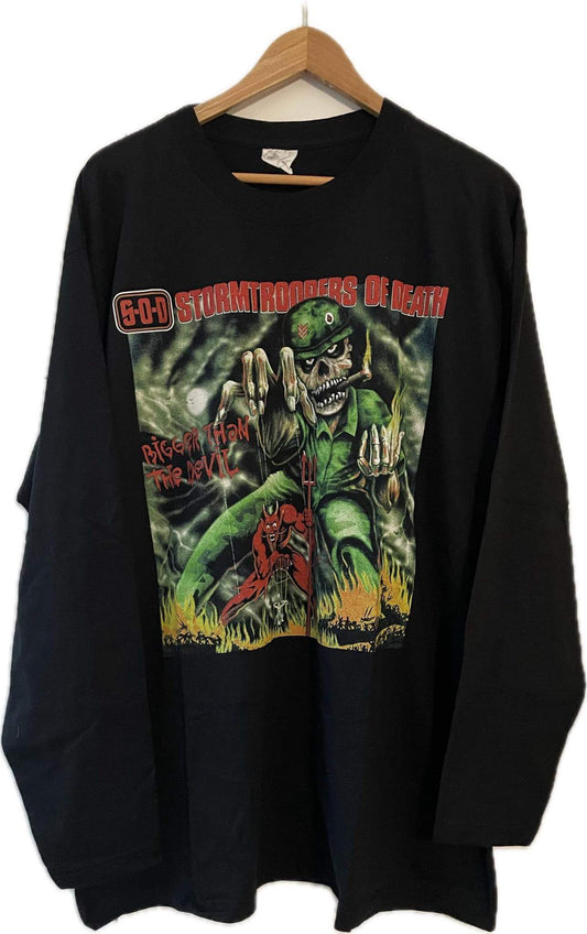 Stormtroopers Of Death - Bigger Than The Devil - Original Vintage 90’s Longsleeve