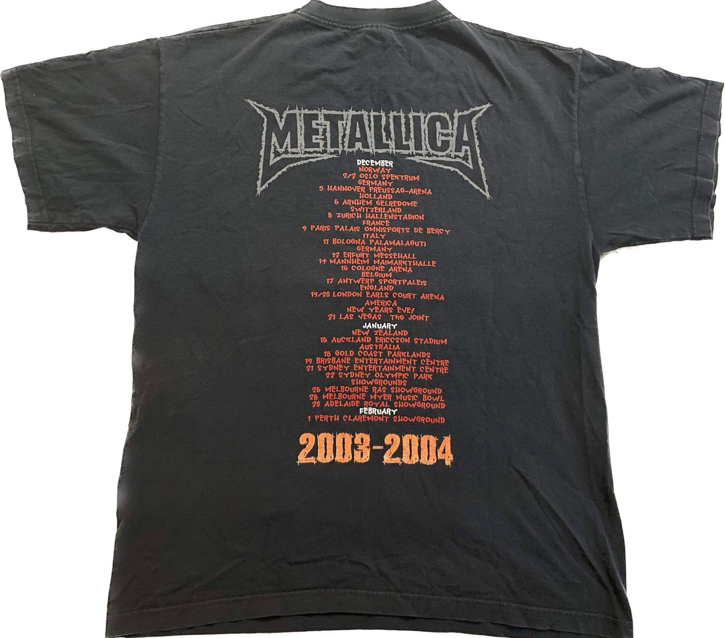 Metallica - St. Anger - Original Vintage 2003/2004 Tour shirt