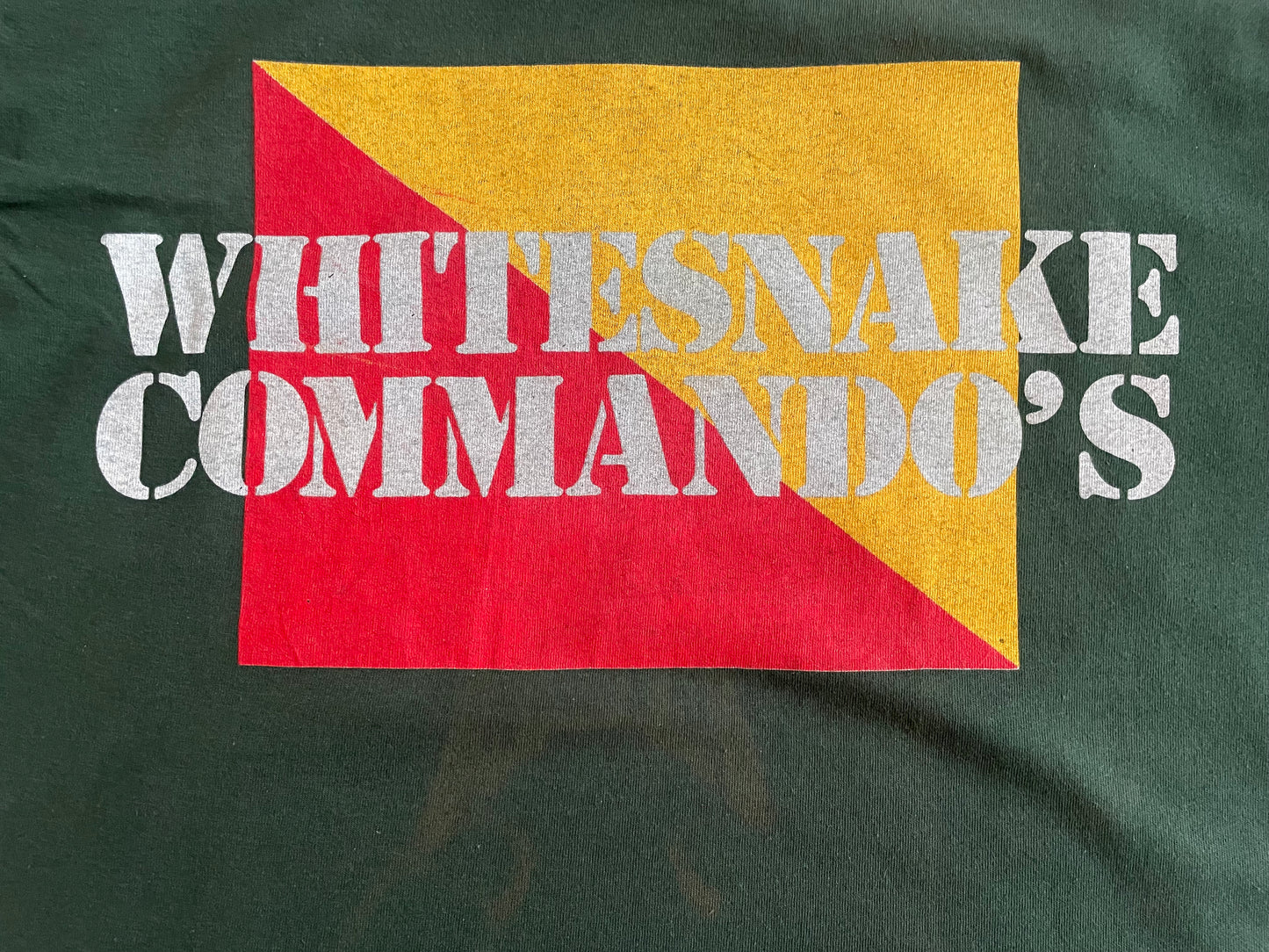 Whitesnake - Whitesnake Commando’s / European Tour 1990 - Original Vintage t-shirt