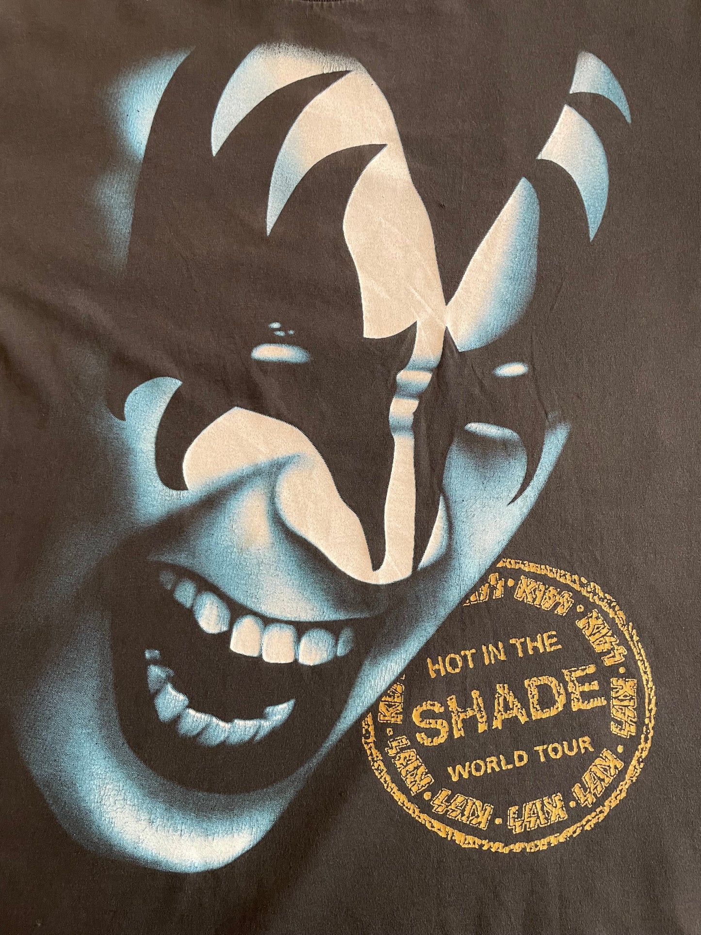 Kiss - Hot In The Shade - Original Vintage 1990 t-shirt