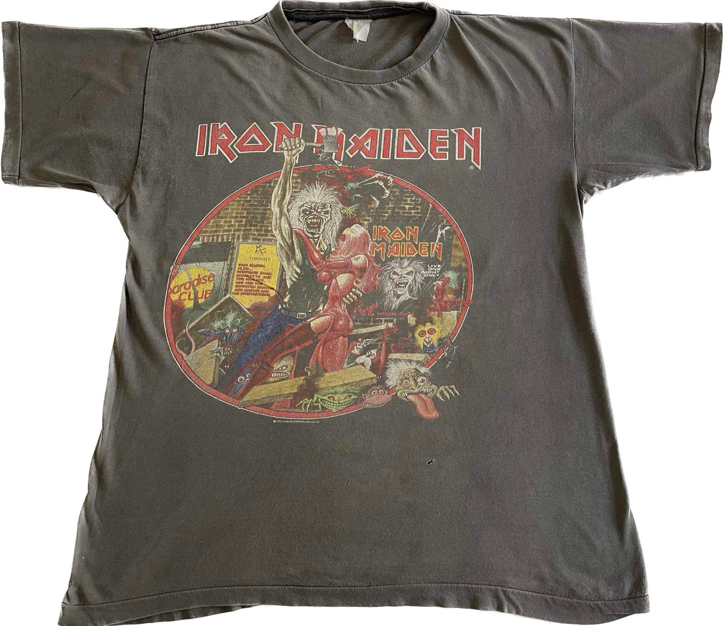 Iron Maiden - Bring Your Daughter... / Roskilde Festival 1991 - Original Vintage T-shirt