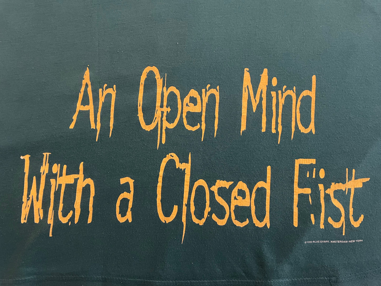 Machine Head - An Open Mind With A Closed Fist - Original Vintage 1995 T-shirt