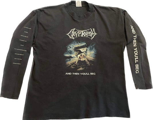 Cryptopsy - And Then You’ll Beg - Original Vintage 2000 Longsleeve