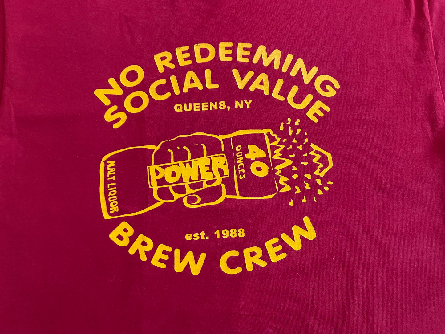 No Redeeming Social Value - Early Y2K original t-shirt