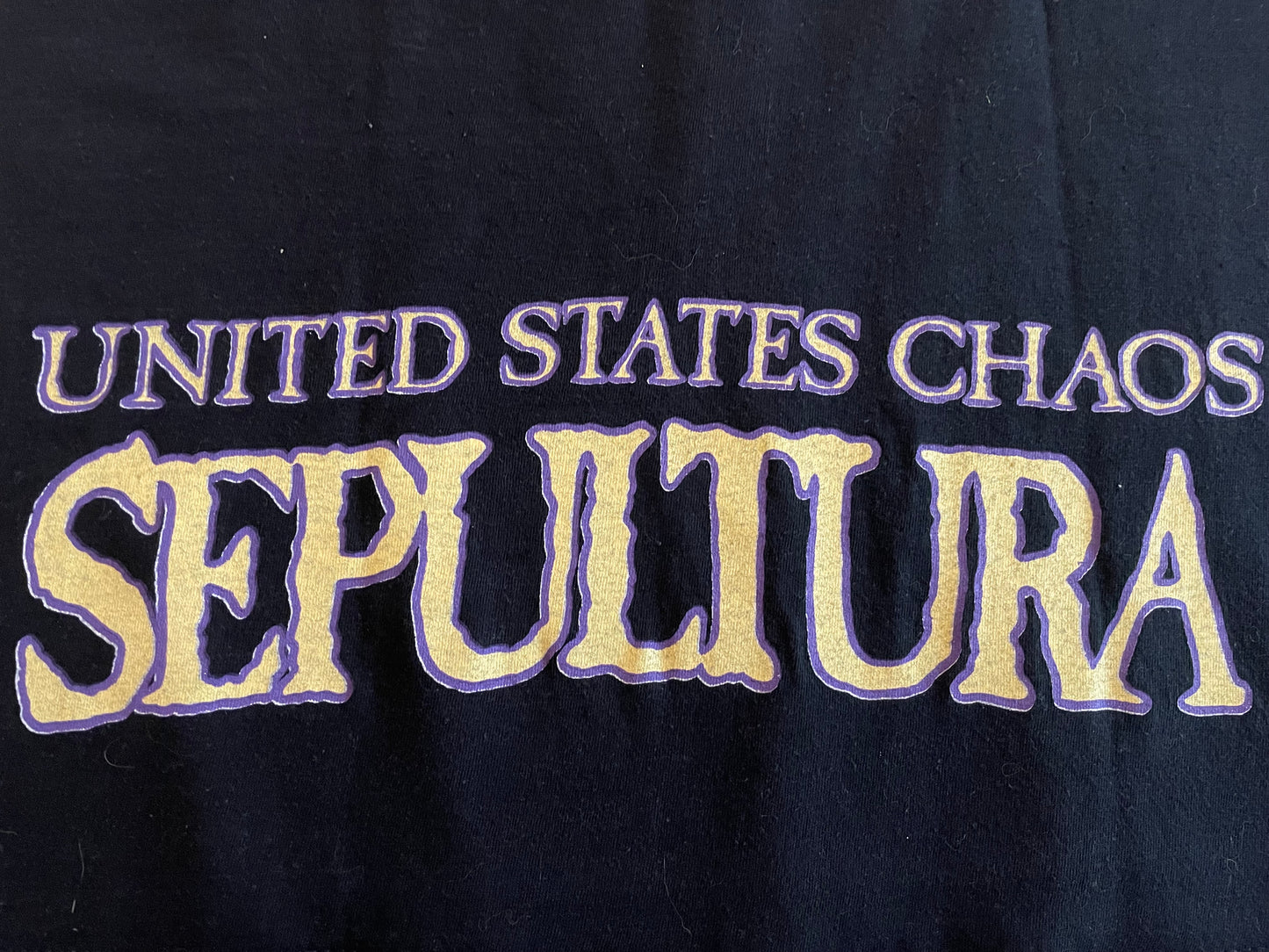 Sepultura - United States Chaos - Original Vintage 1993 Tanktop