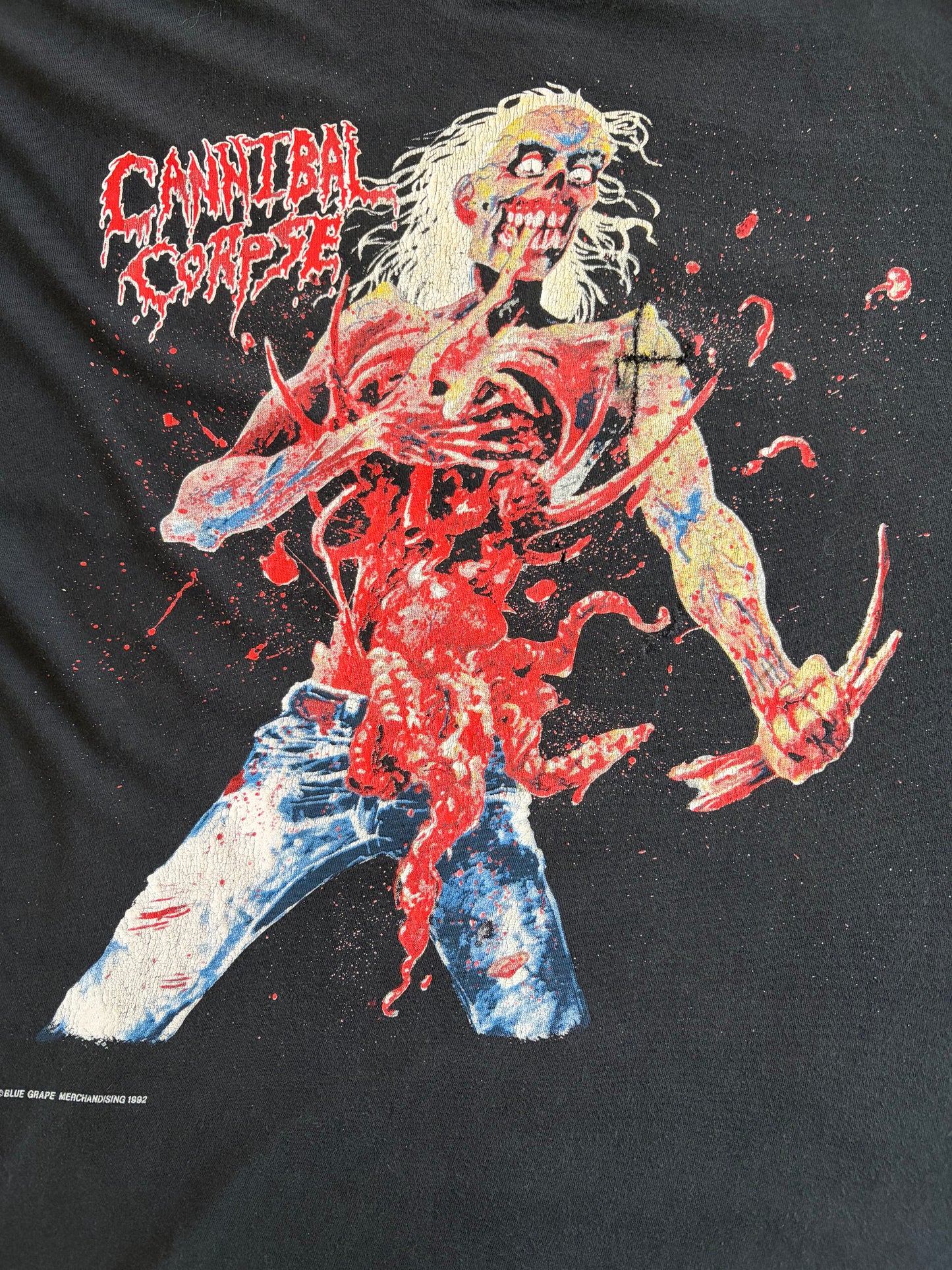 Cannibal Corpse - Eaten Back To Life / European Tour 1992 - Original Vintage t-shirt