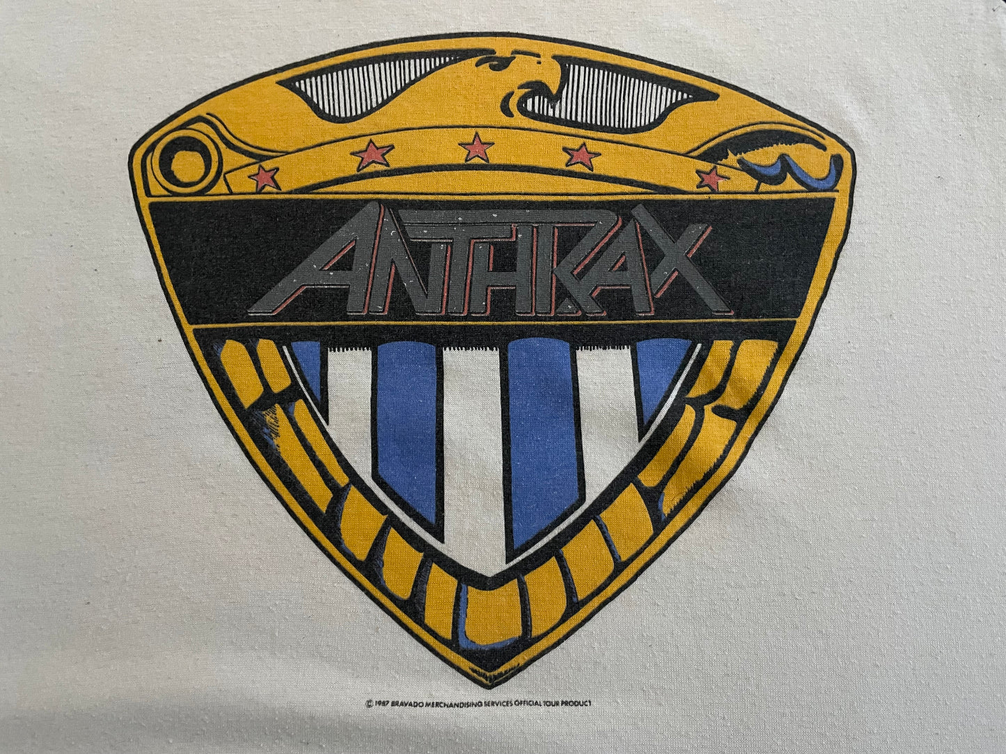 Anthrax - Among The Living - Original Vintage 1987 Baseball shirt