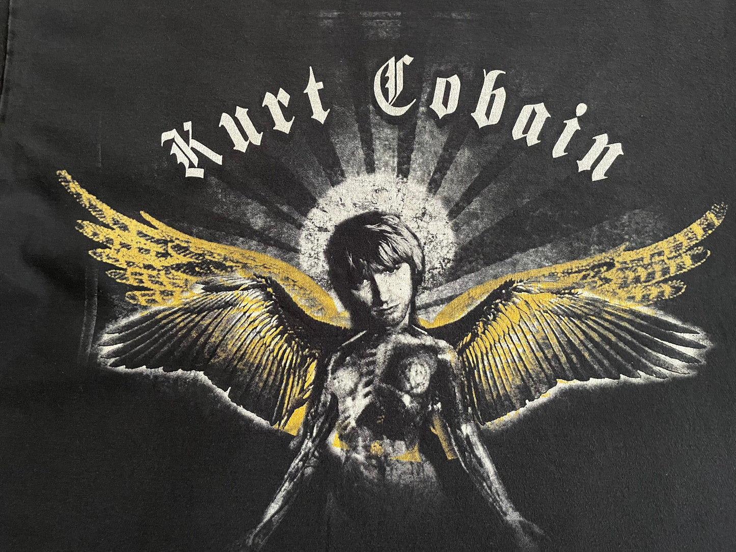 Kurt Cobain / Nirvana - Angel - Early ‘00’s Vintage t-shirt