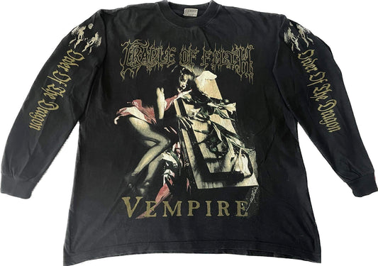Cradle Of Filth - Vempire - Original Vintage 1996 Longsleeve 100% Cotton