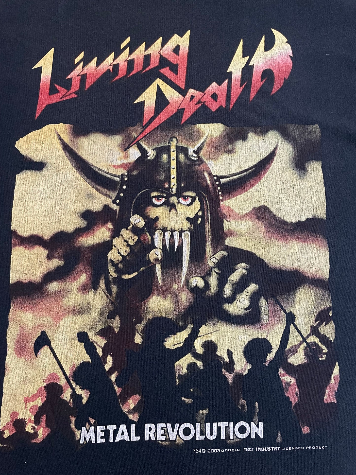 Living Death - Metal Revolution - Official Vintage 2003 t-shirt