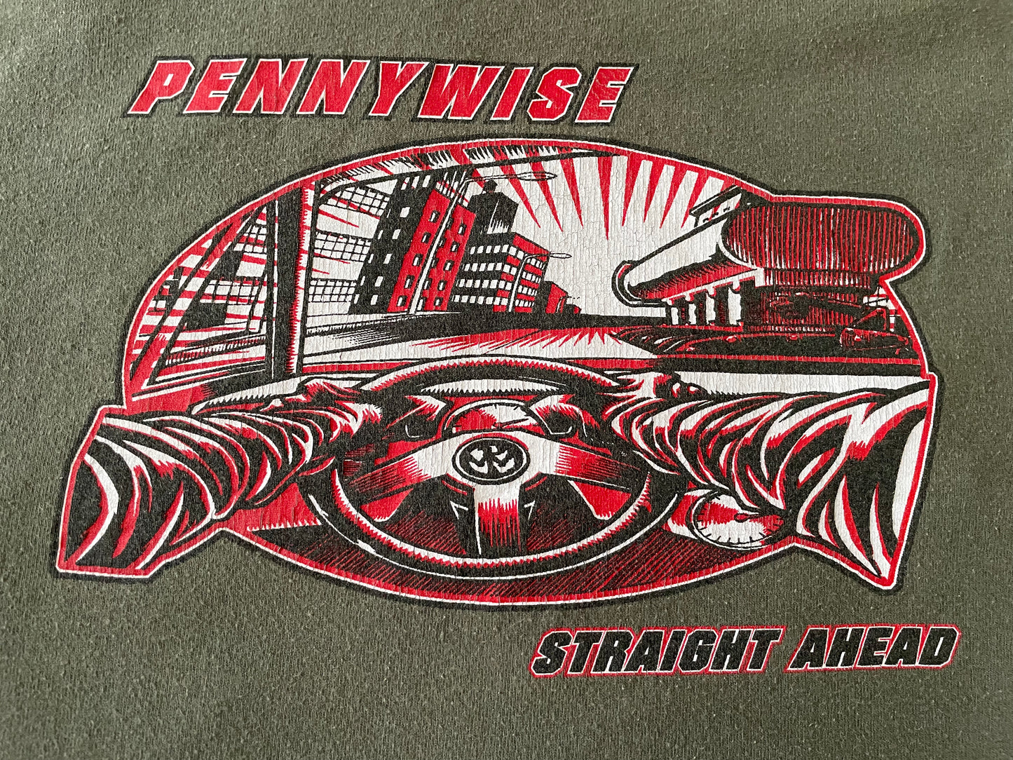 Pennywise - Straight Ahead - Original Vintage 1999 t-shirt