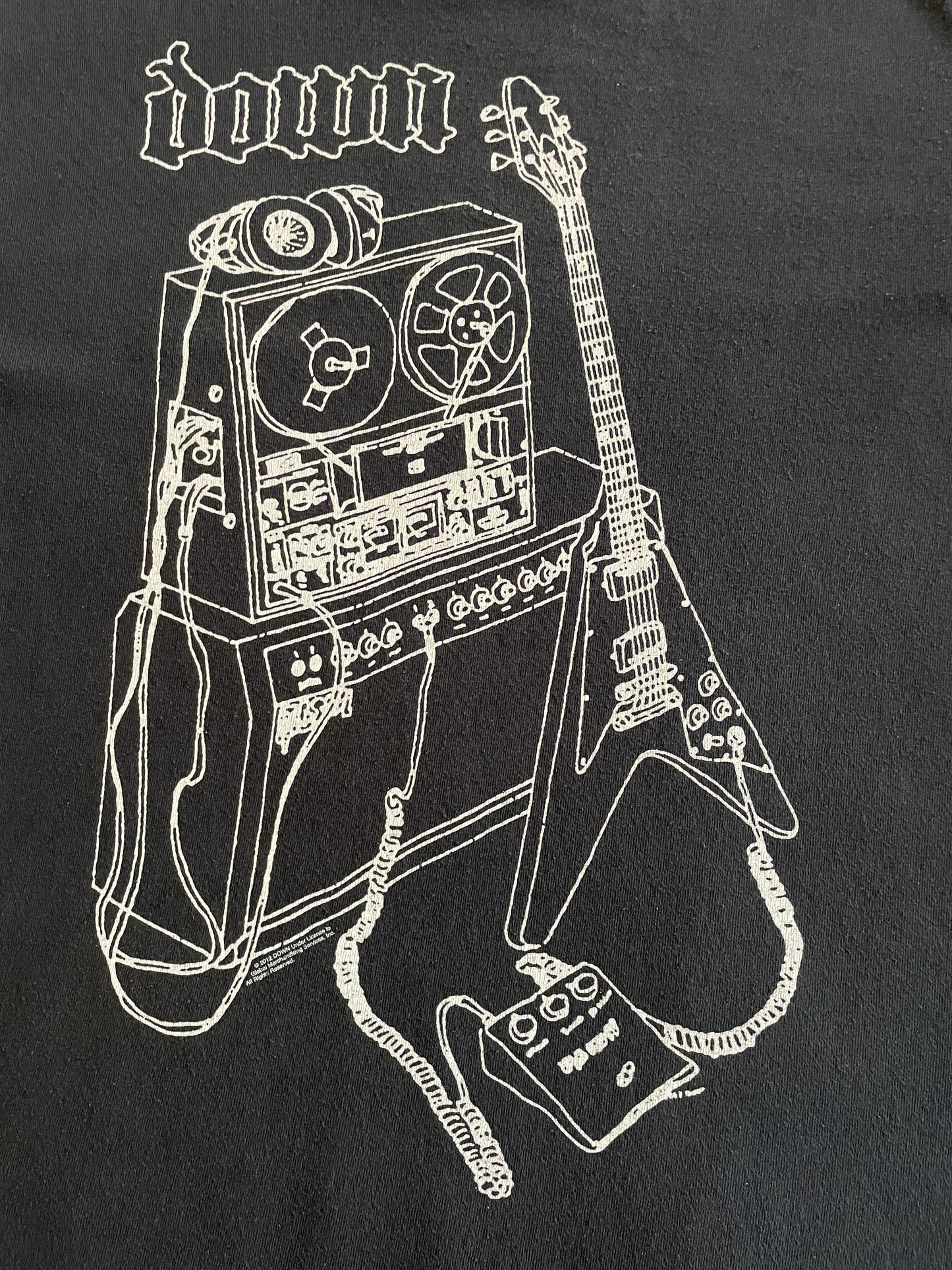 Down - The Power Of The Riff Compels Me - Original 2012 t-shirt