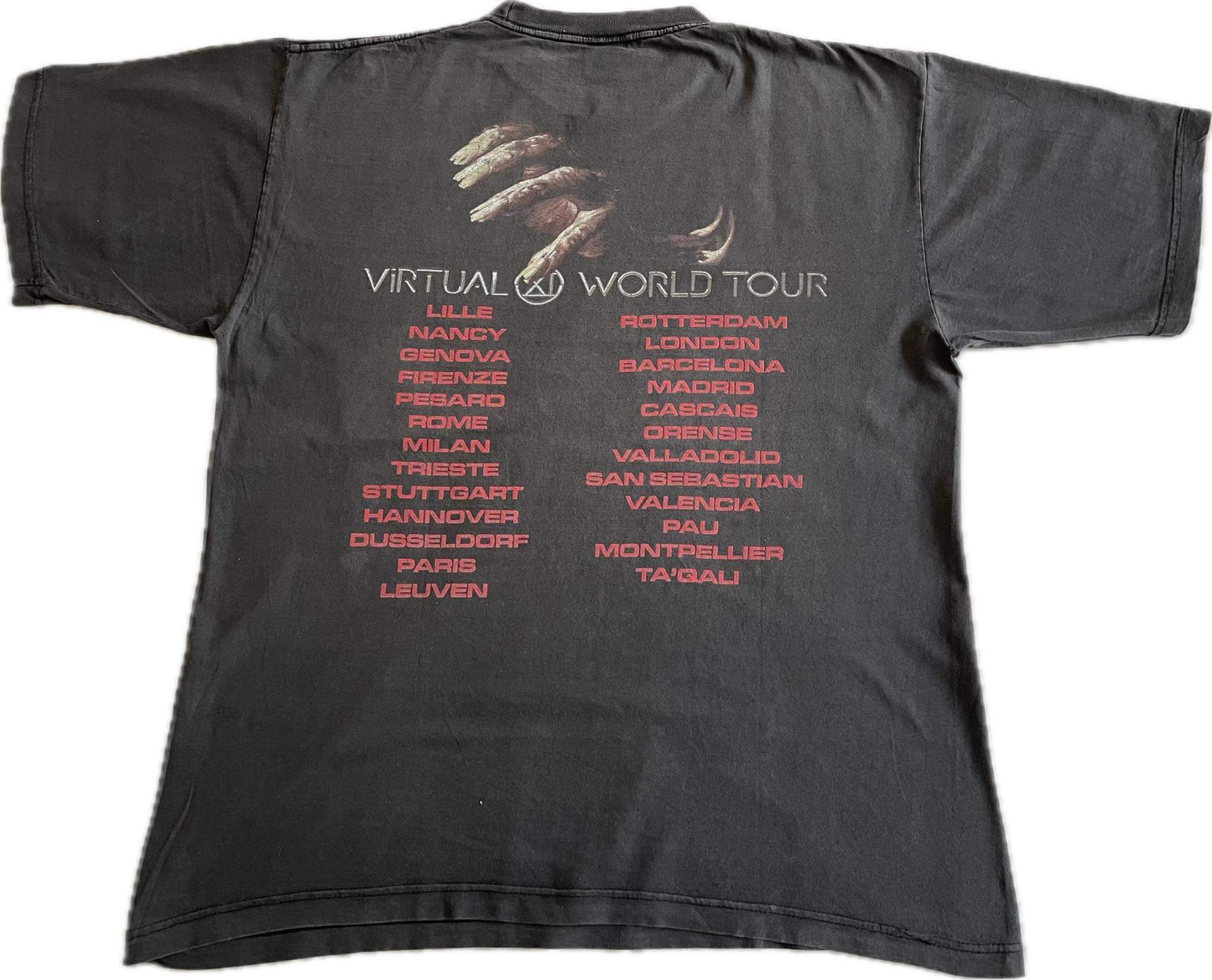Iron Maiden - Virtual World Tour 1998 - Original Vintage t-shirt