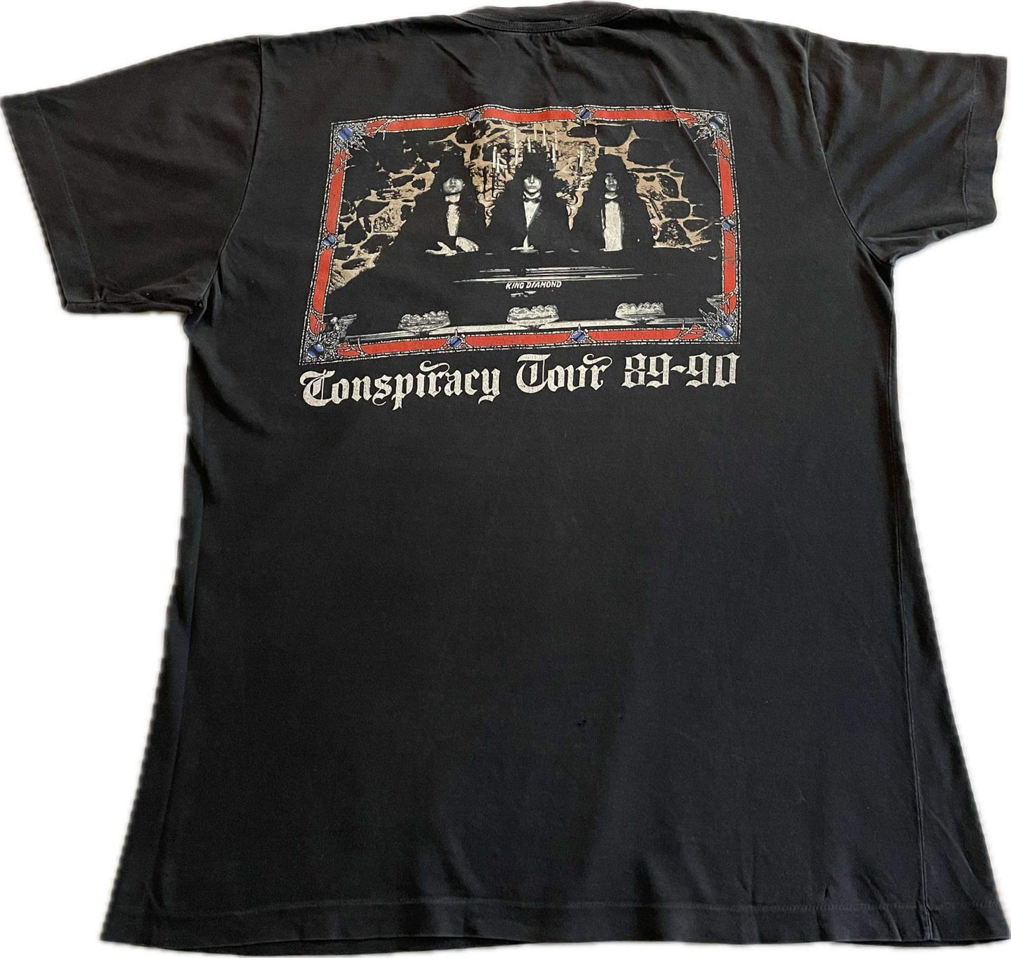 King Diamond - Conspiracy Tour 89-90 - Original Vintage 1989 t-shirt