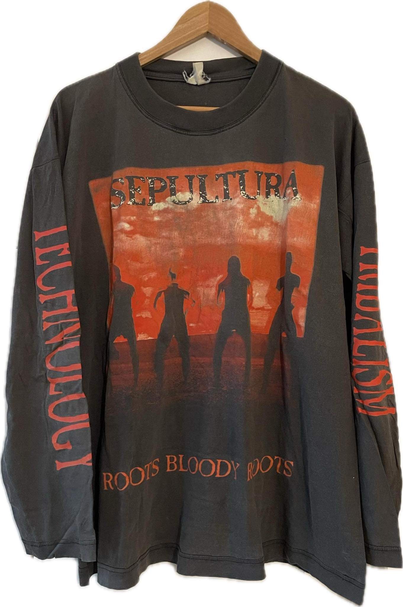 Sepultura - Roots Bloody Roots - Original Vintage 1996 Longsleeve