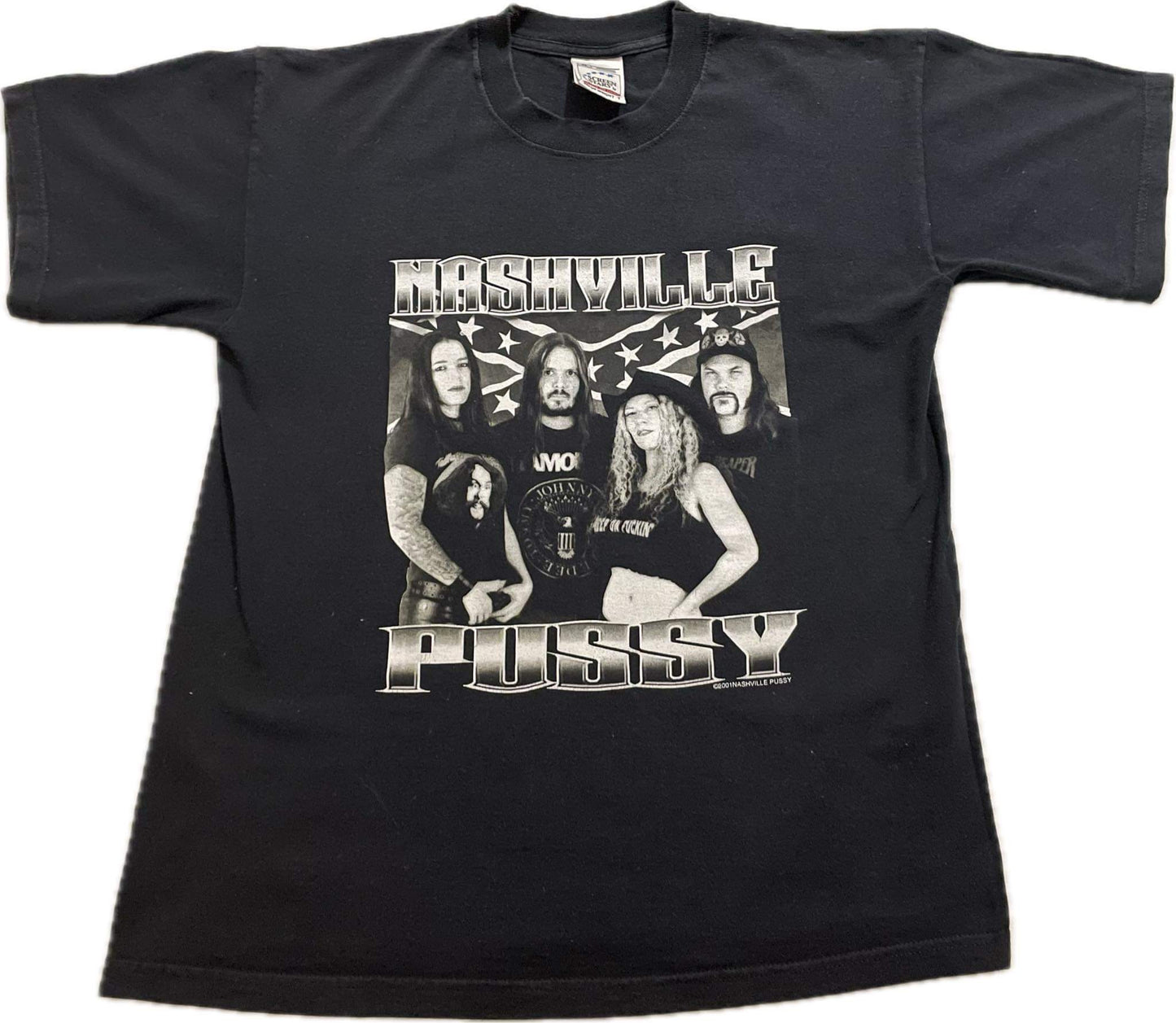 Nashville Pussy - 2001 European Tour - Original Vintage t-shirt