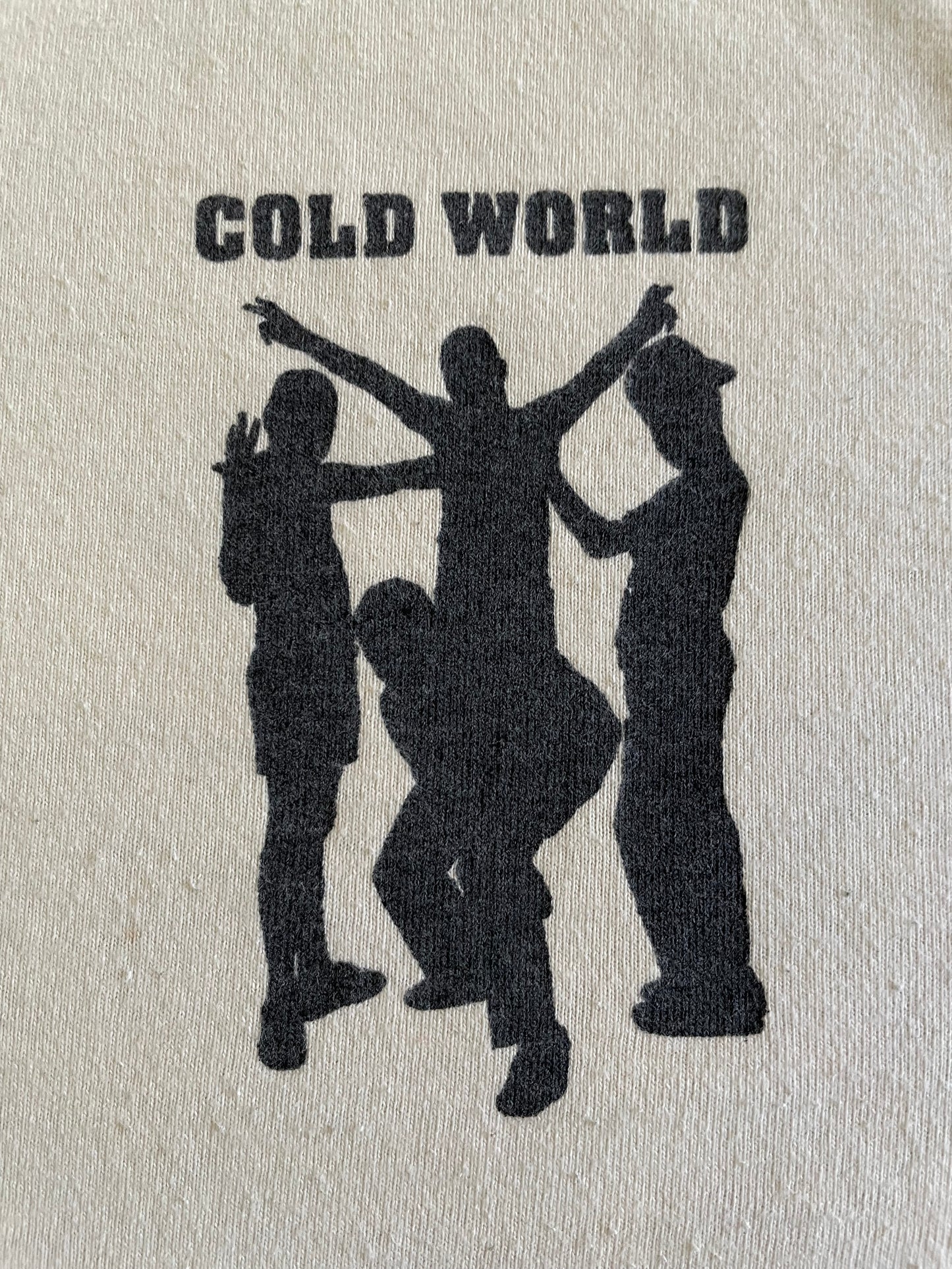 Cold World - Dedicated To Babies Who Came Feet First - Original ‘08 t-shirt