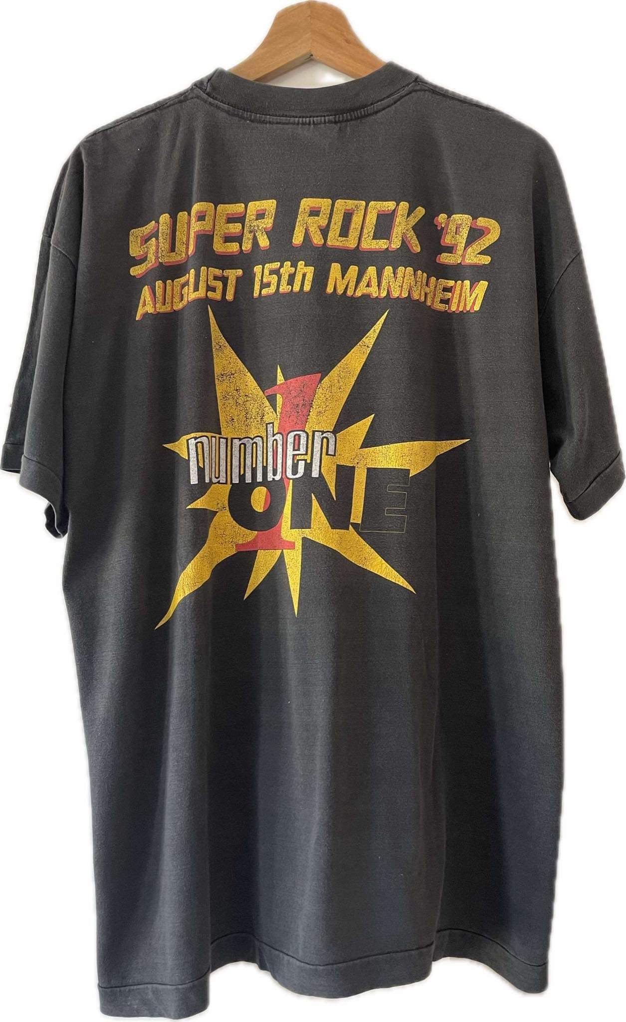 Helloween - Number One / Super Rock 1992 Mannheim - Original Vintage t-shirt