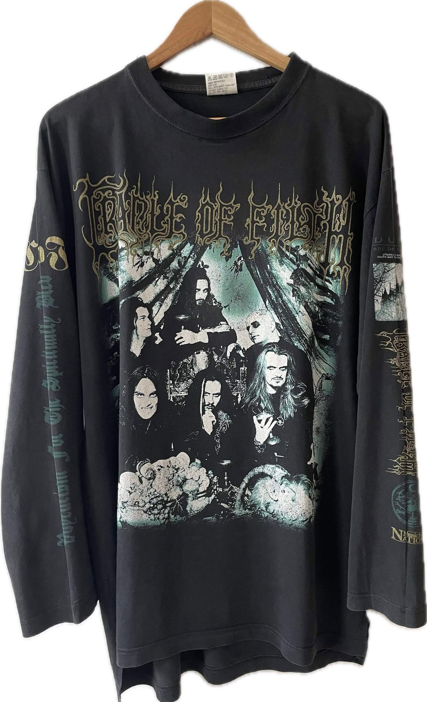 Cradle Of Filth - Dusk And Her Embrace / Funeral In Carpathia - Original Vintage 1996 Longsleeve