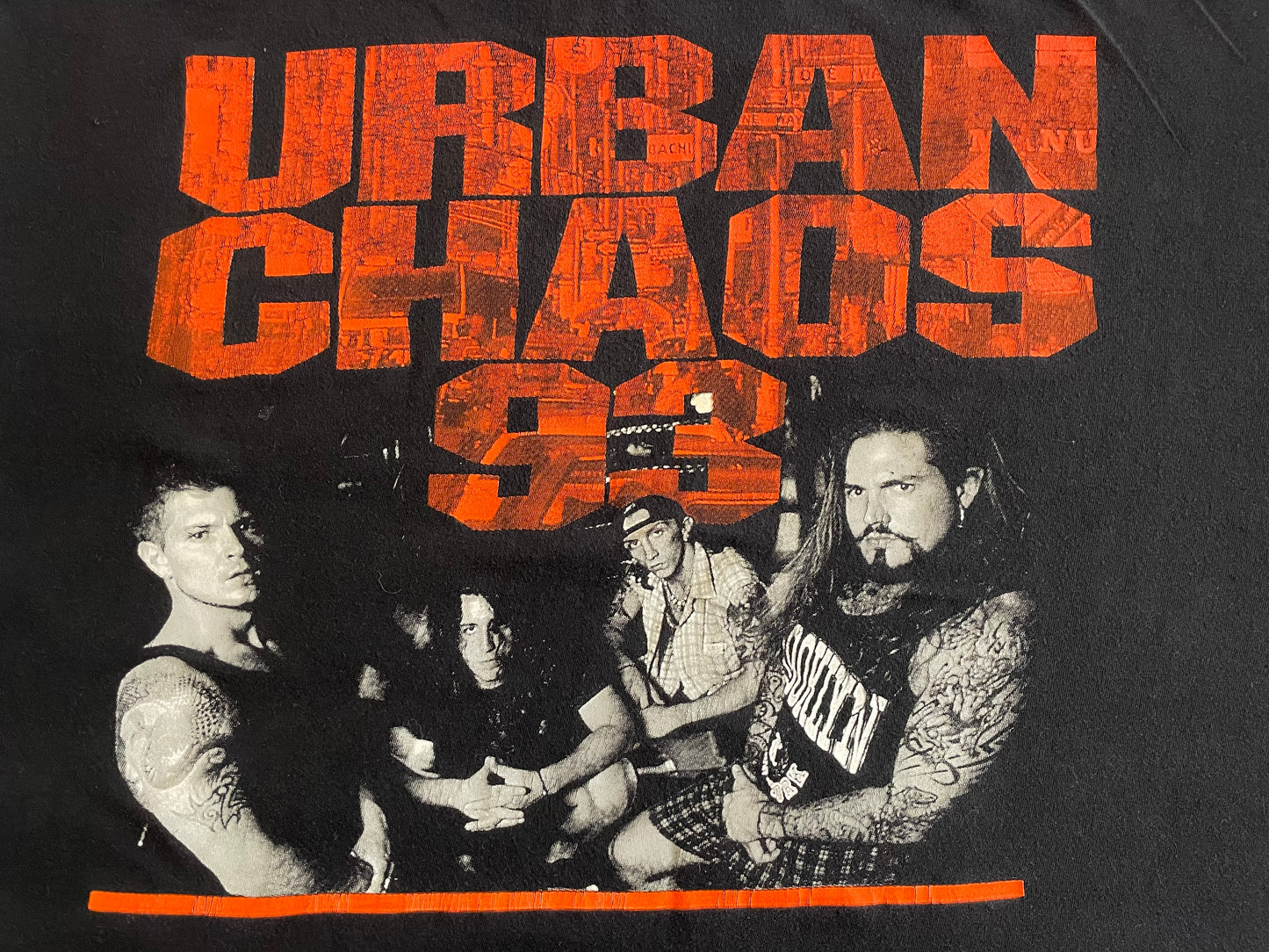 Biohazard - Urban Chaos ‘93 - Original Vintage t-shirt